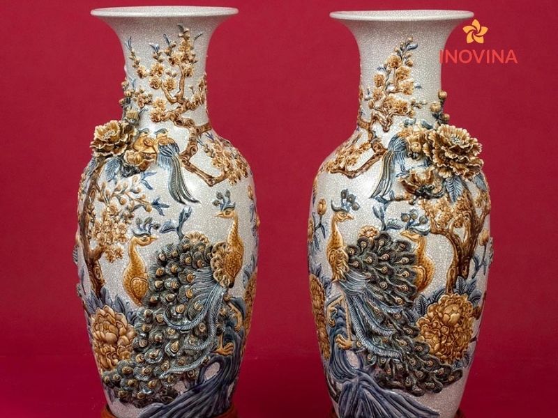 99+ Mẫu quà tặng công đoàn 28-7 thiết thực, giá rẻ Lọ hoa Bát Tràng tinh xảo tôn vinh giá trị truyền thống Việt