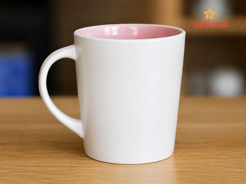 Xưởng sản xuất quà tặng theo yêu cầu giá tốt, chất lượng Ly sứ thiết kế riêng tinh tế, phù hợp quà tặng doanh nghiệp