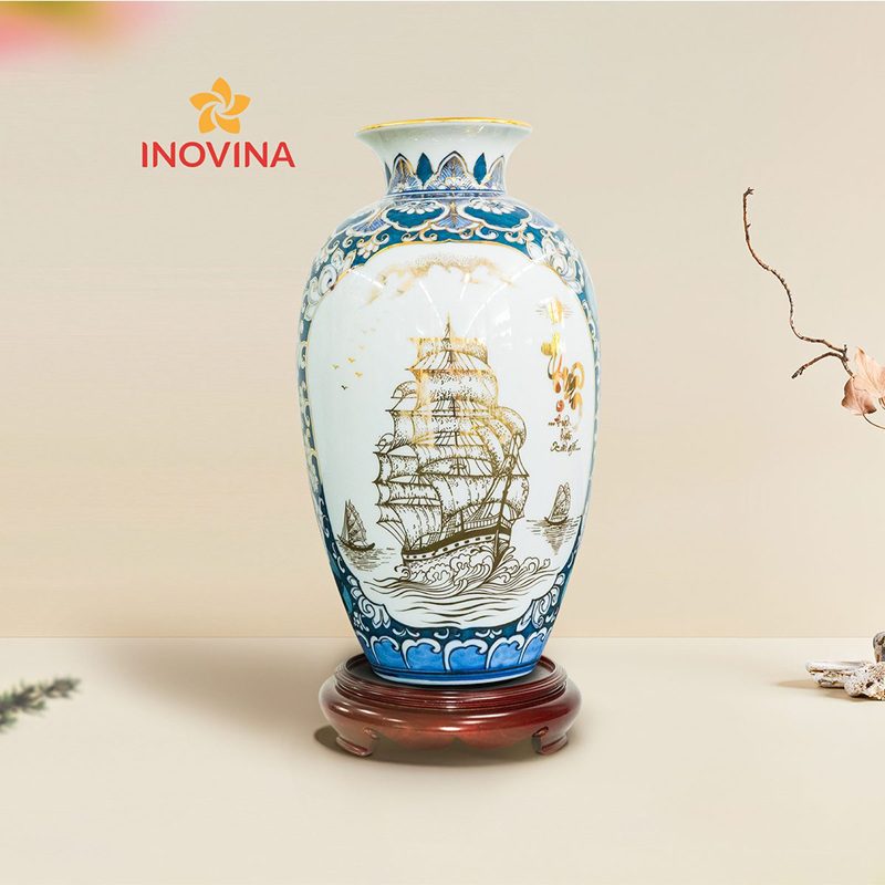 Bình Hoa Họa Tiết Hoa Văn – Gốm Sứ Cao Cấp Cho Mọi Không Gian Bình Hoa Họa Tiết Hoa Văn