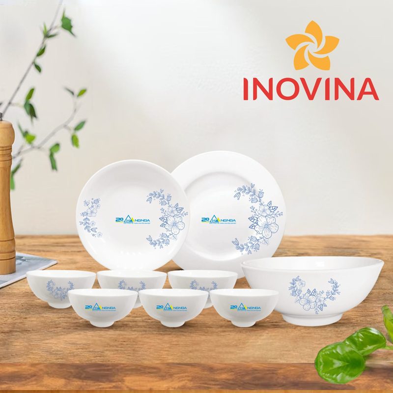 7+ quà tặng khai trương ý nghĩa được ưa chuộng nhất Bộ bát đĩa làm quà tặng khai trương ý nghĩa