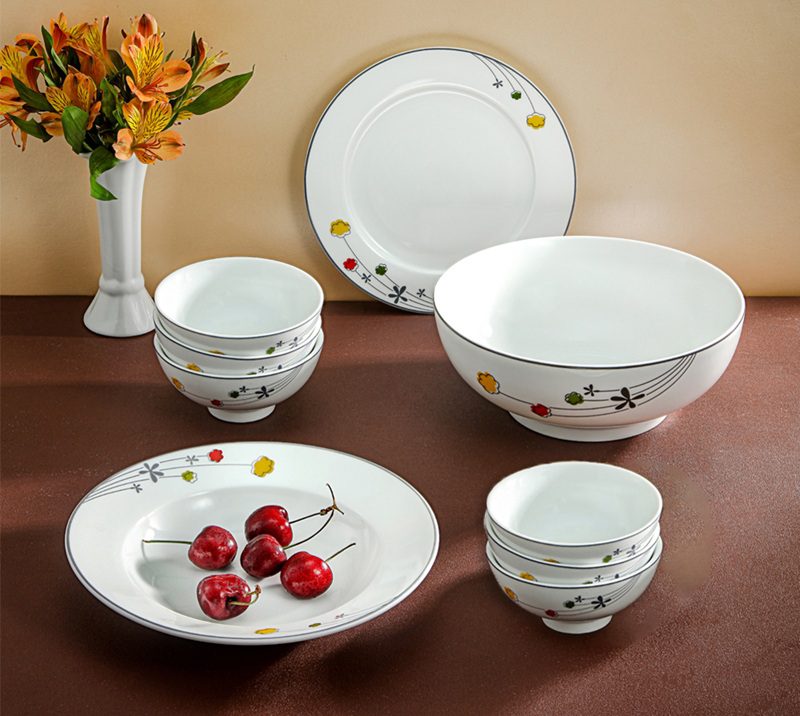 100+ mẫu bộ đồ ăn gốm sứ đẹp cho gia đình và nhà hàng khách sạn Bộ đồ ăn Cẩm Vi 8 thứ