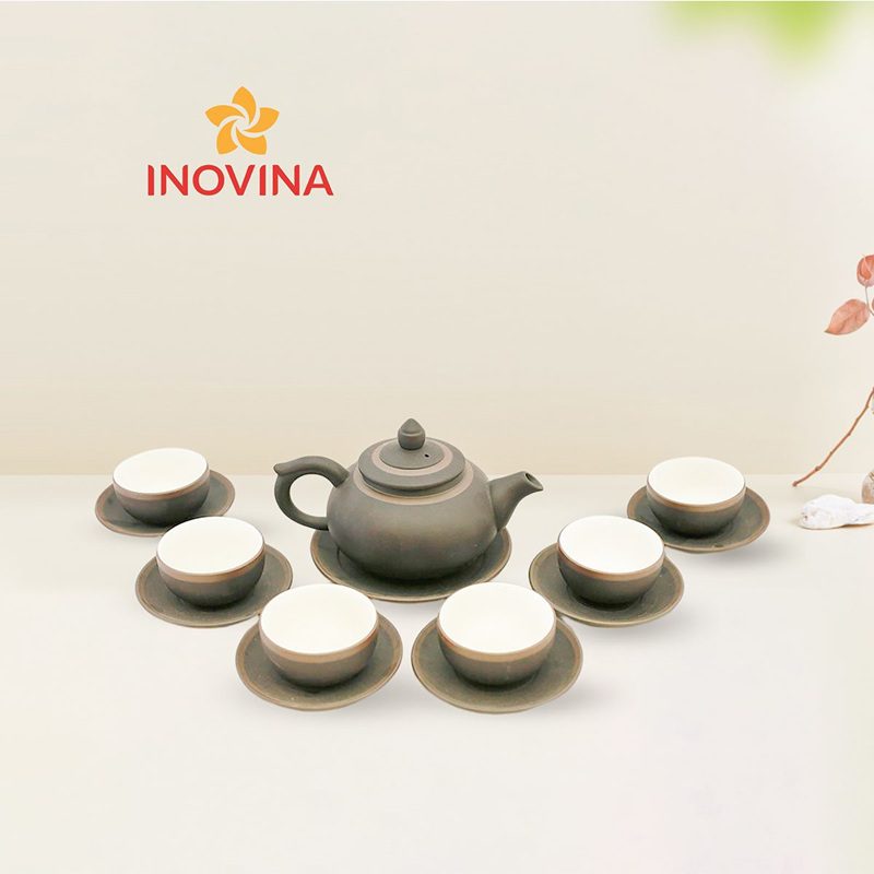 Bộ tách trà gốm sứ làm quà tặng cao cấp