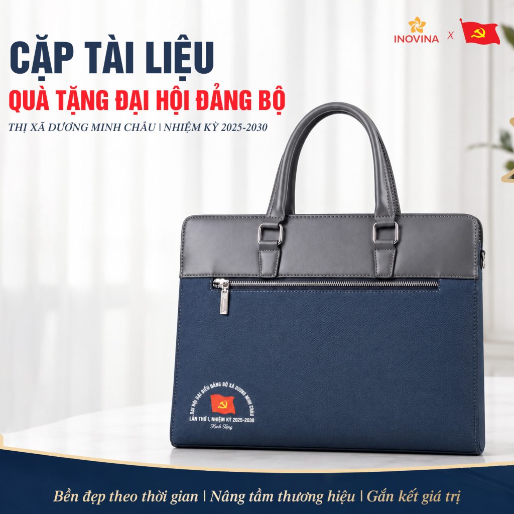 Cặp Tài Liệu Quà Tặng Đại Hội Đảng Bộ