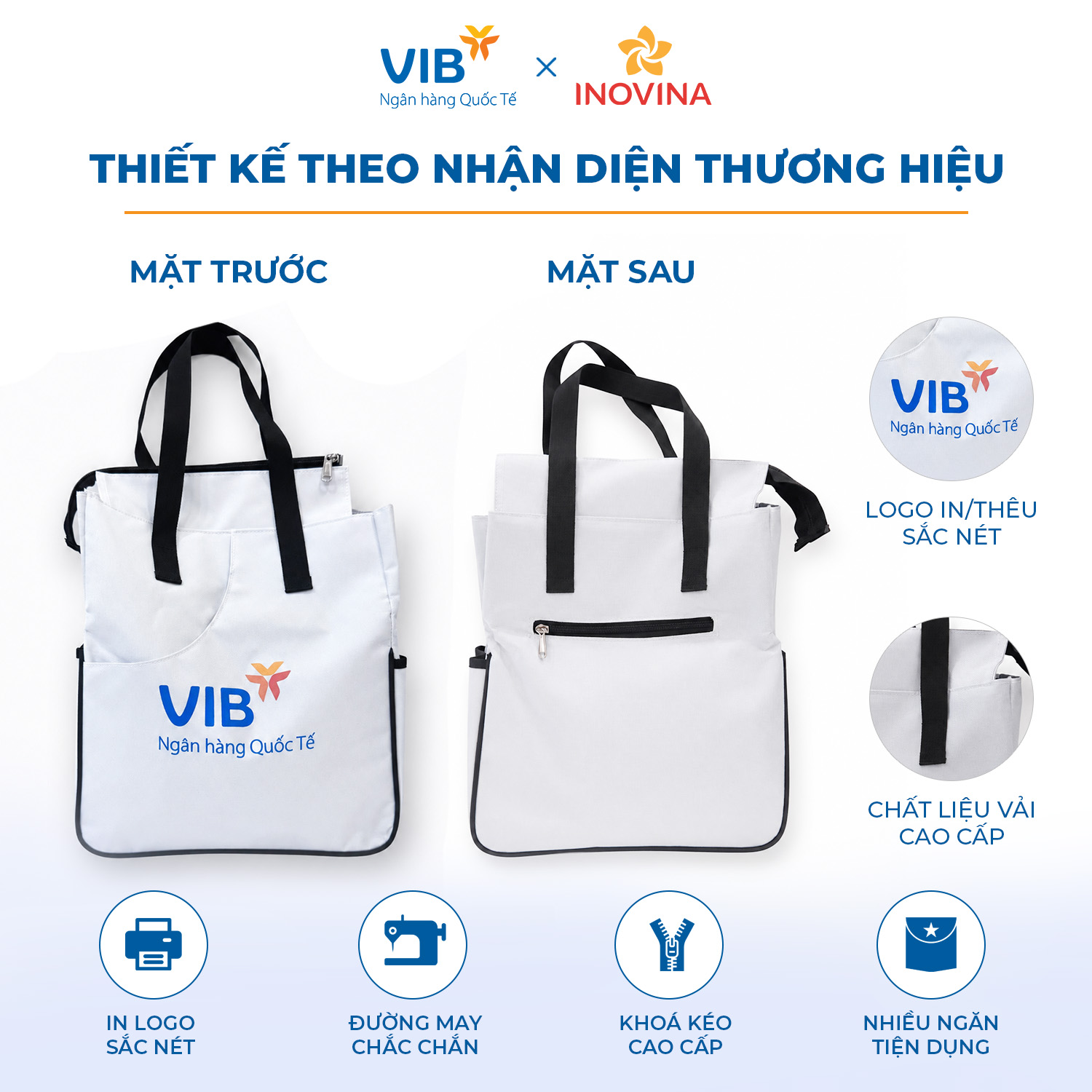 Dự Án Túi Tote VIB – Quà Tặng Doanh Nghiệp & Khách Hàng Giải Pháp Quà Tặng Doanh Nghiệp Theo Nhận Diện Thương Hiệu