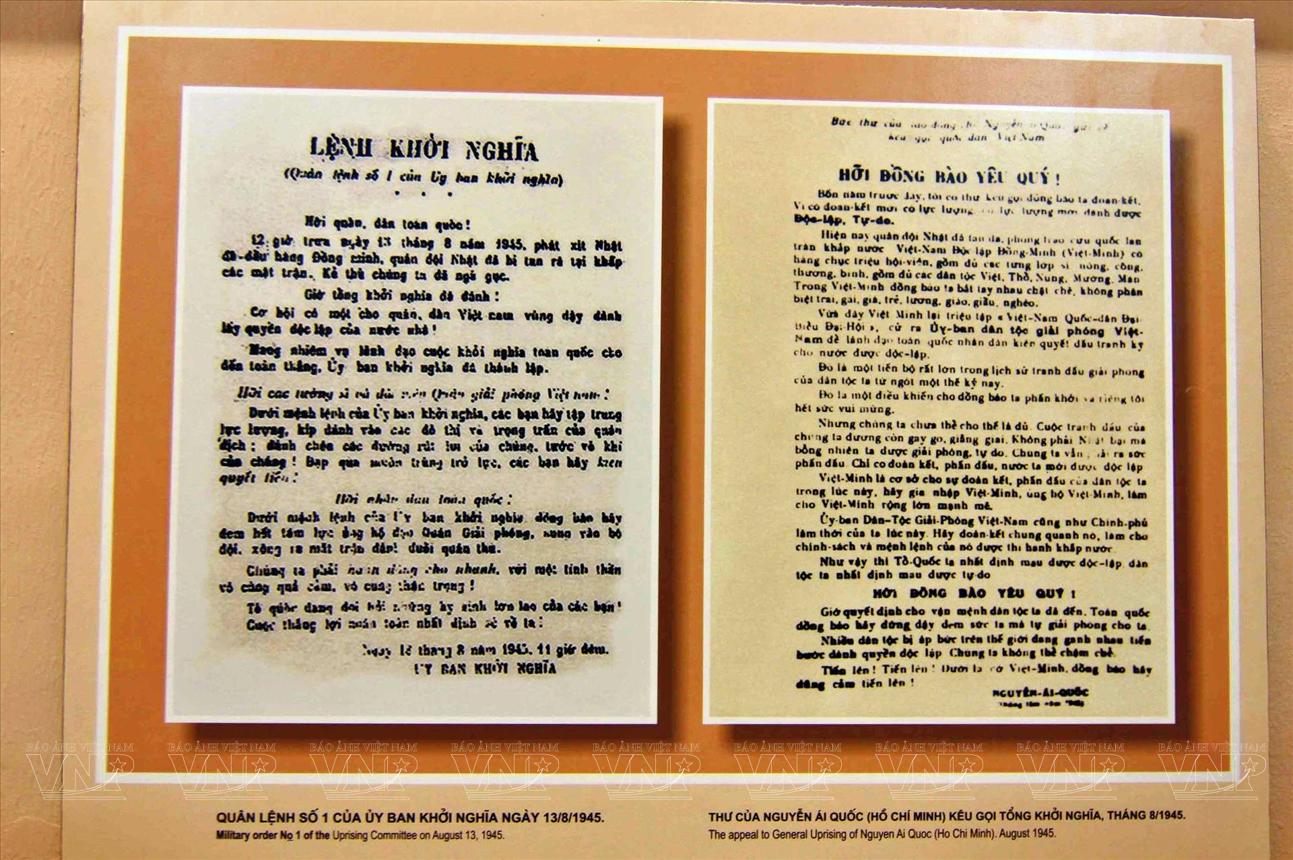 Cách Mạng Tháng Tám 1945: Diễn Biến, Ý Nghĩa Lịch Sử Tư liệu lịch sử về Quân lệnh số 1 được phát hành trong thời điểm Tổng khởi nghĩa Cách mạng Tháng Tám năm 1945.