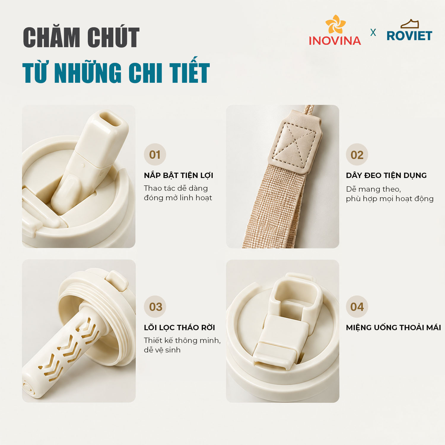 Thiết kế cốc giữ nhiệt mang dấu ấn thương hiệu